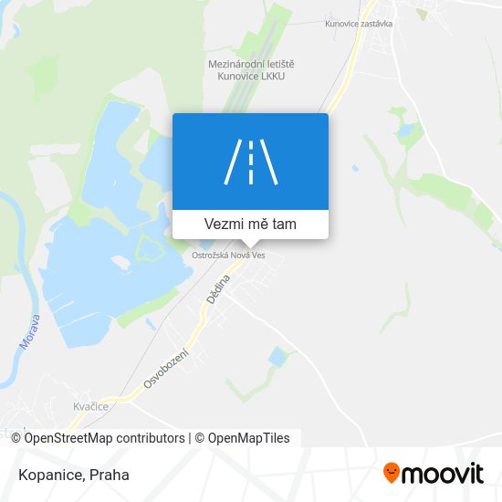 Kopanice mapa