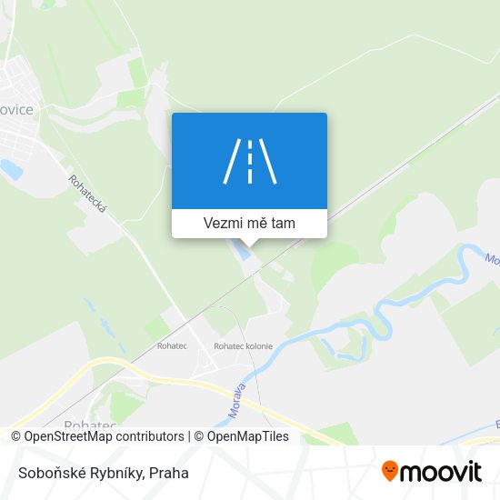 Soboňské Rybníky mapa