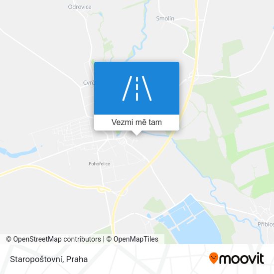 Staropoštovní mapa