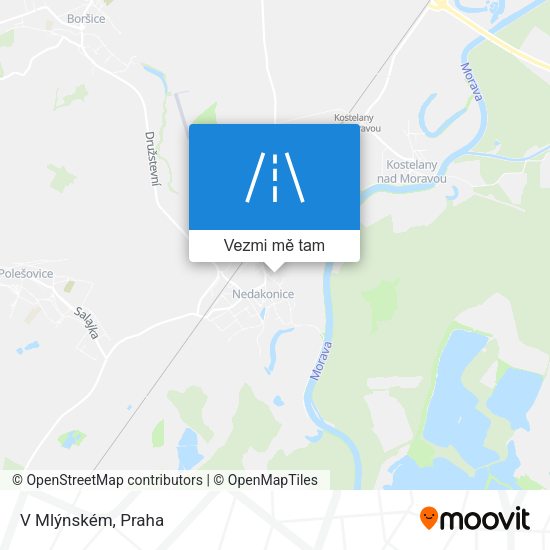 V Mlýnském mapa