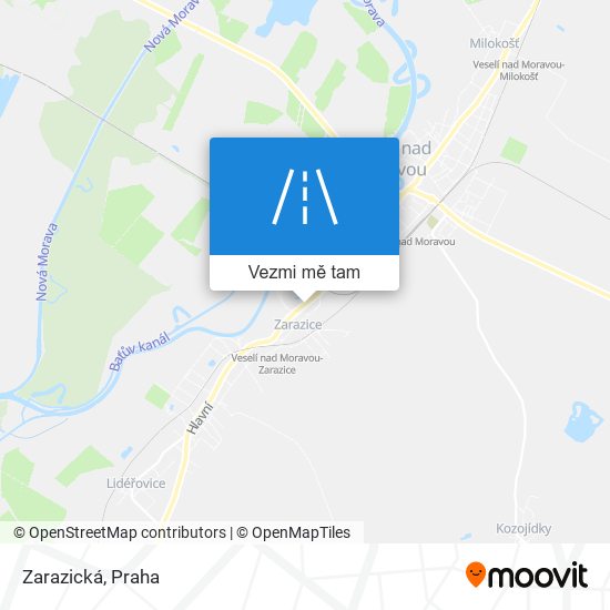 Zarazická mapa