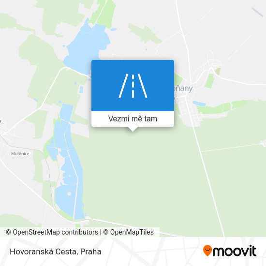 Hovoranská Cesta mapa