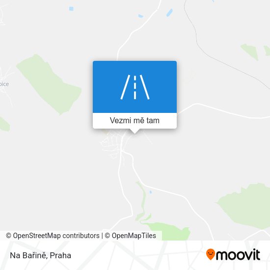 Na Bařině mapa