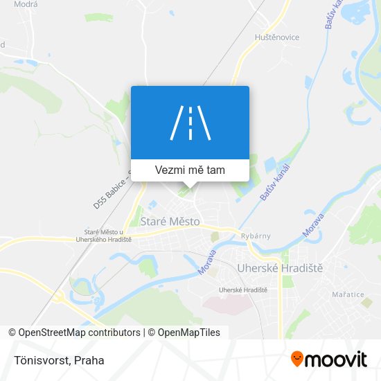 Tönisvorst mapa