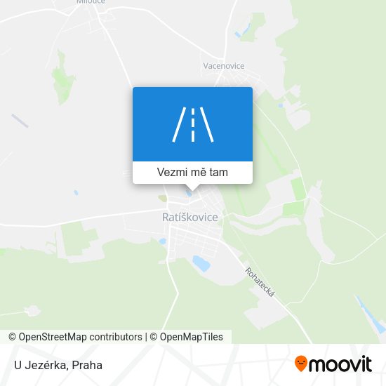 U Jezérka mapa