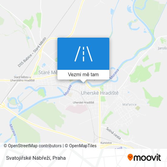 Svatojiřské Nábřeží mapa