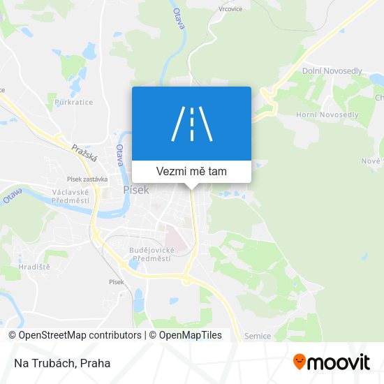 Na Trubách mapa