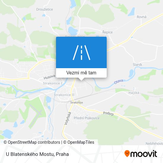 U Blatenského Mostu mapa