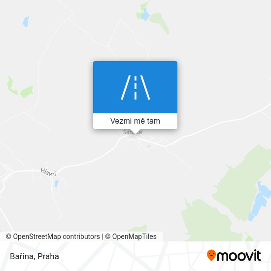 Bařina mapa