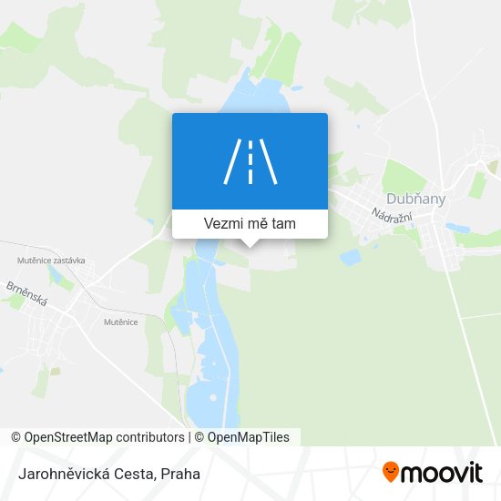 Jarohněvická Cesta mapa