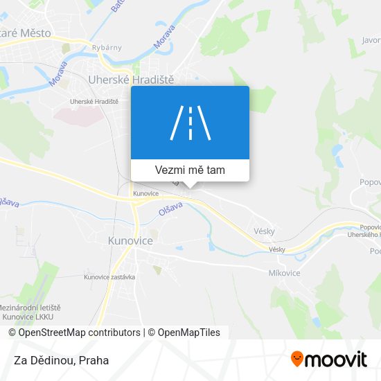 Za Dědinou mapa