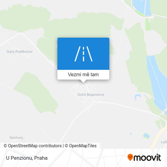 U Penzionu mapa