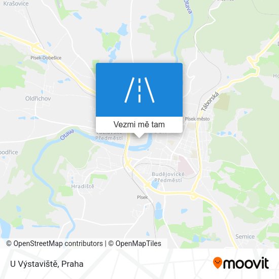 U Výstaviště mapa