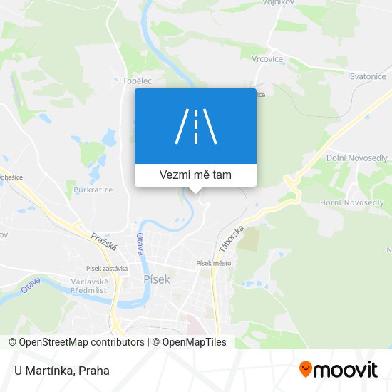 U Martínka mapa
