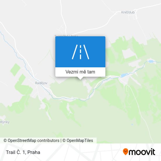 Trail Č. 1 mapa