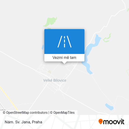 Nám. Sv. Jana mapa