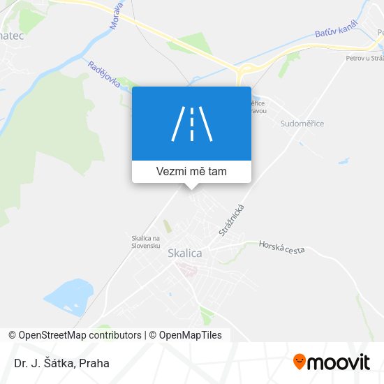 Dr. J. Šátka mapa