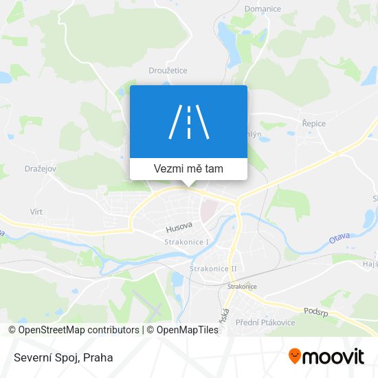 Severní Spoj mapa