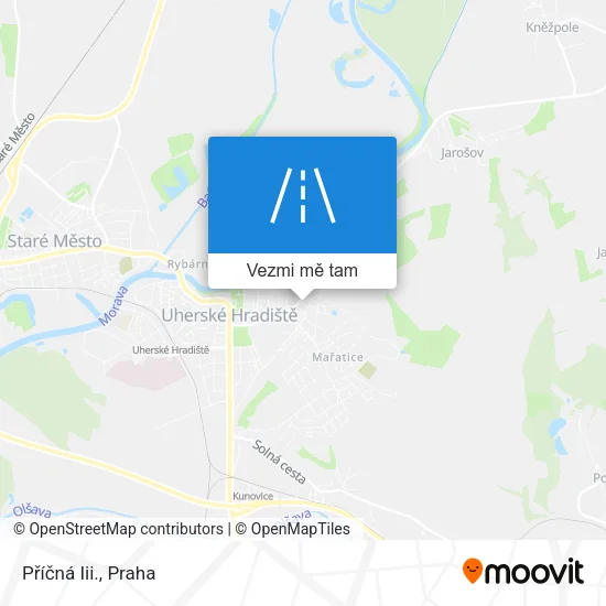 Příčná Iii. mapa