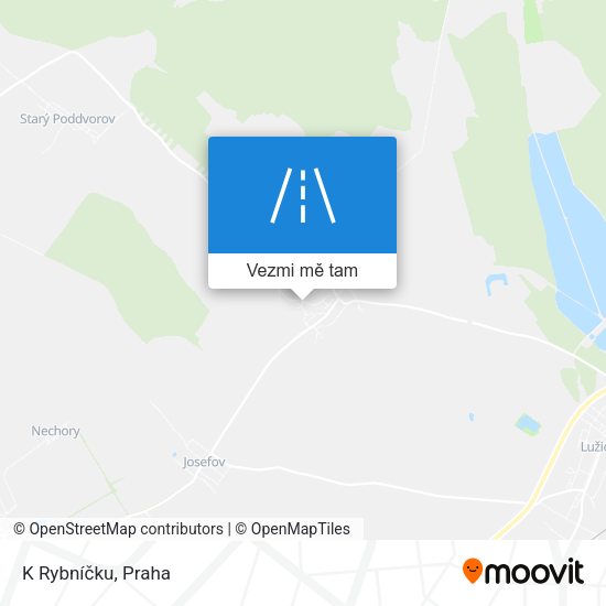 K Rybníčku mapa