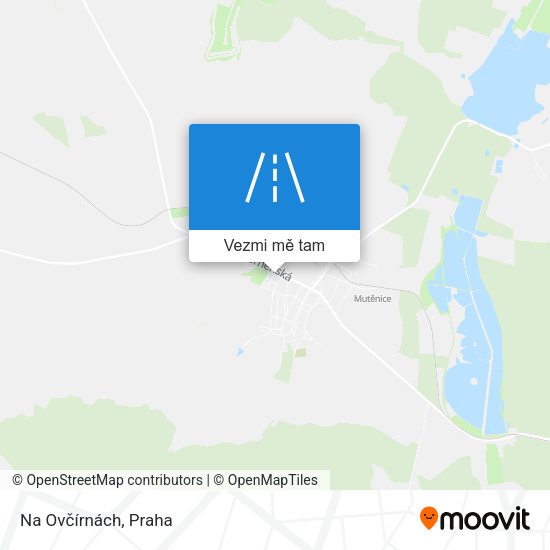 Na Ovčírnách mapa