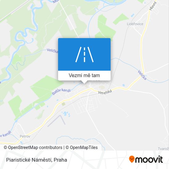 Piaristické Náměstí mapa