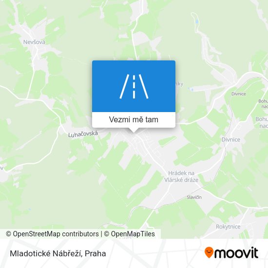 Mladotické Nábřeží mapa