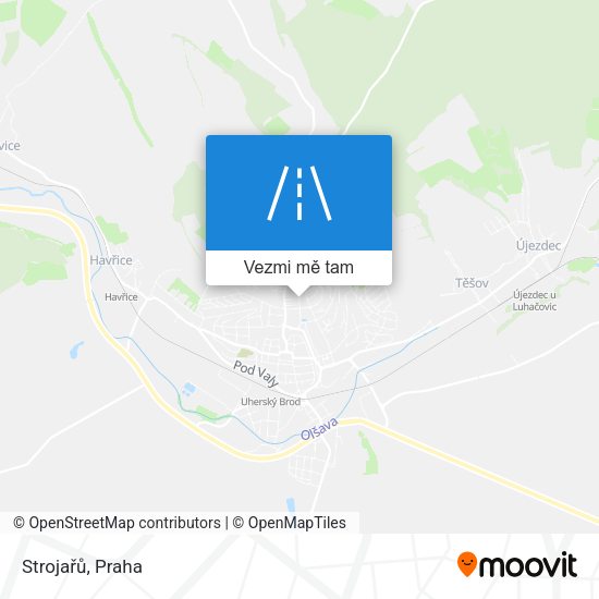 Strojařů mapa