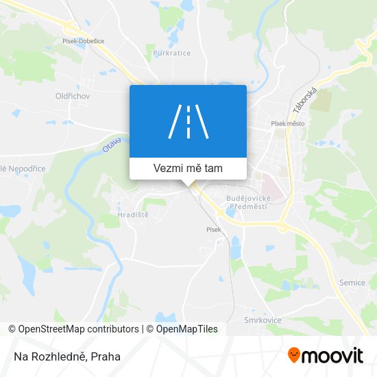 Na Rozhledně mapa