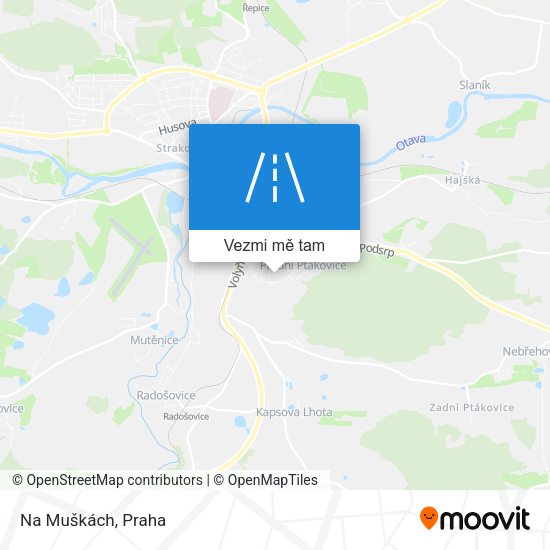 Na Muškách mapa