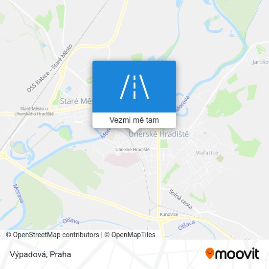 Výpadová mapa