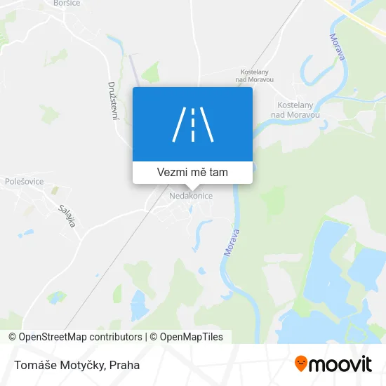 Tomáše Motyčky mapa