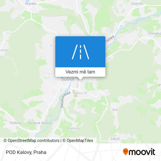 POD Kalovy mapa