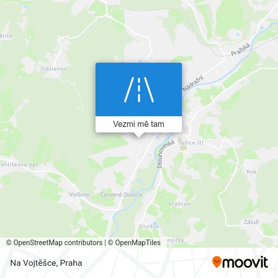 Na Vojtěšce mapa
