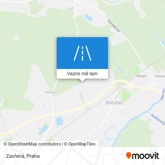 Zavřená mapa