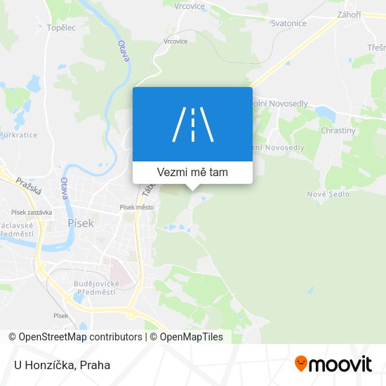 U Honzíčka mapa