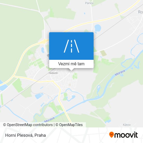 Horní Plesová mapa
