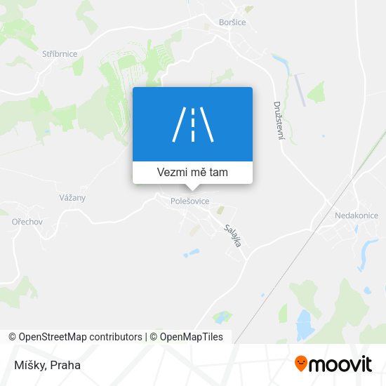Míšky mapa