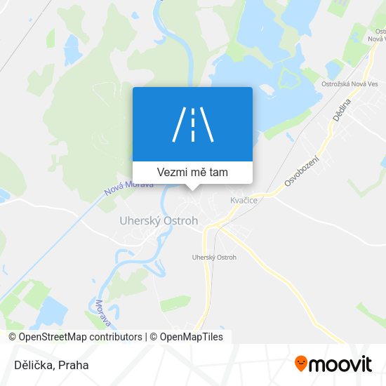 Dělička mapa