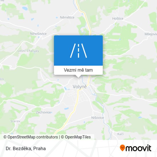 Dr. Bezděka mapa