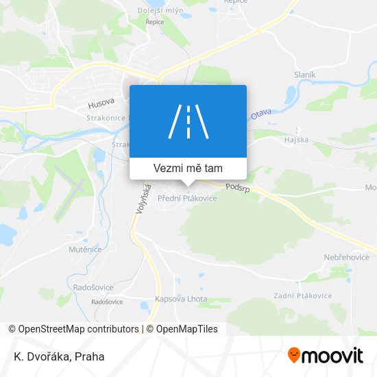 K. Dvořáka mapa