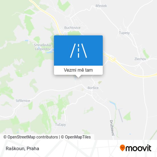 Raškoun mapa