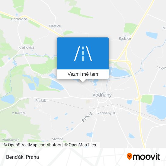 Benďák mapa