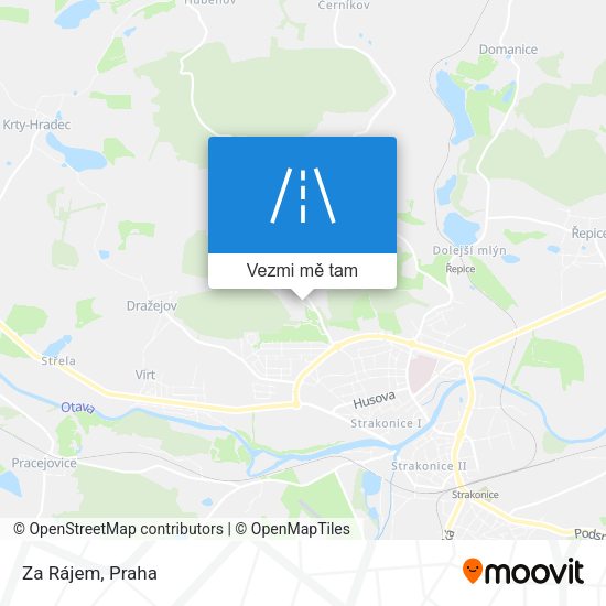 Za Rájem mapa