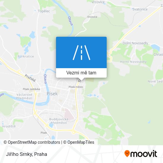 Jiřího Srnky mapa
