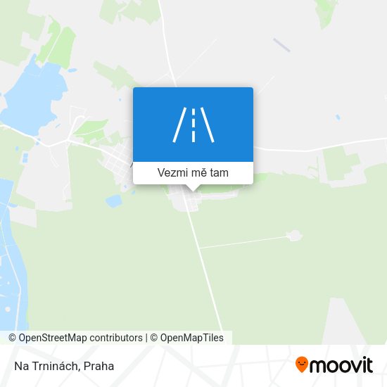 Na Trninách mapa