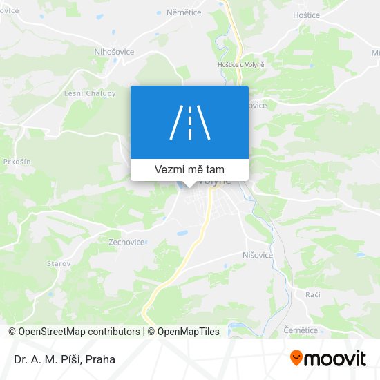 Dr. A. M. Píši mapa
