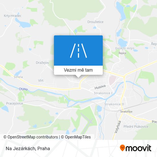Na Jezárkách mapa