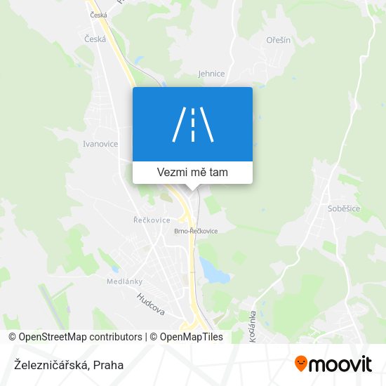 Železničářská mapa