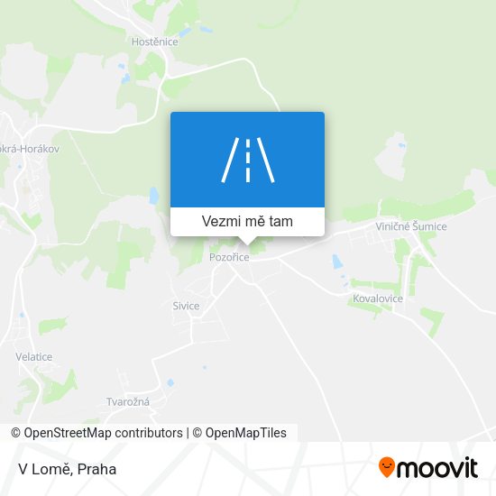 V Lomě mapa